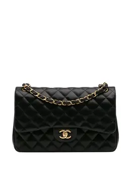 CHANEL Pre-Owned: Чёрная сумка 