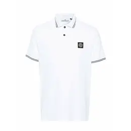Stone Island: Серебристое поло 