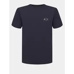 Armani Exchange: Тёмная футболка 