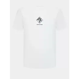 Armani Exchange: Белая футболка 