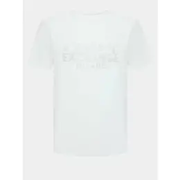 Armani Exchange: Белая футболка 
