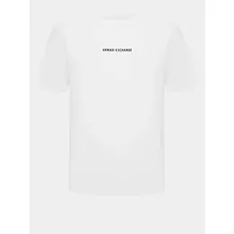 Armani Exchange: Белая футболка 
