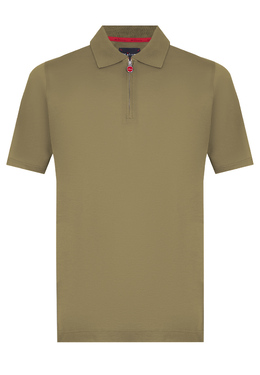 KITON: Зелёное поло 