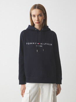 Tommy Hilfiger: Тёмная толстовка 