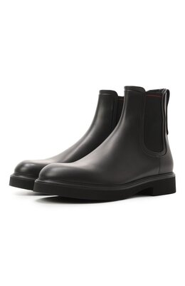 Ferragamo: Чёрные ботинки 