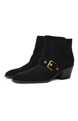 Gianvito Rossi: Чёрные ботинки 