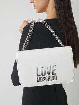 Love Moschino: Белая сумка 