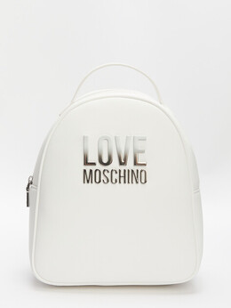 Love Moschino: Белая спортивная сумка 