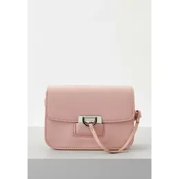 Trussardi: Розовая сумка 