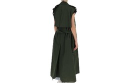 Bottega Veneta: Зелёное пальто 