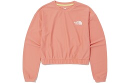 The North Face: Оранжевый свитшот 