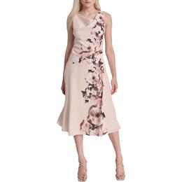 DKNY: Платье с принтом 