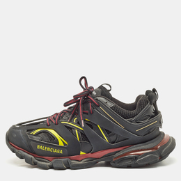 Balenciaga: Чёрные кроссовки  Track