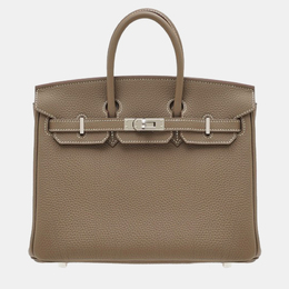 Hermes: Коричневая сумка  Birkin 25