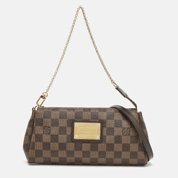Louis Vuitton: Коричневая сумка  Pochette