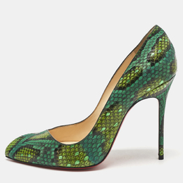 Christian Louboutin: Зелёные туфли 