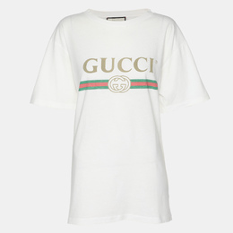 Gucci: Белая футболка 