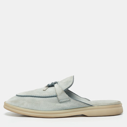 Loro Piana: Светлые сабо 