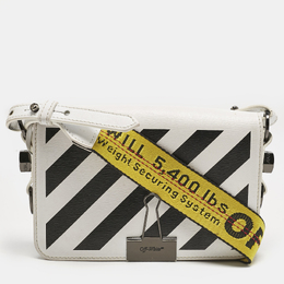 Off-White: Белая сумка через плечо  Binder Clip