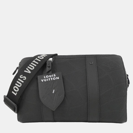 Louis Vuitton: Чёрная сумка  Keepall