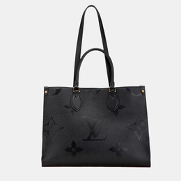 Louis Vuitton: Чёрная сумка-шоппер 