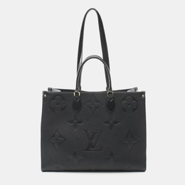 Louis Vuitton: Чёрная сумка-шоппер 