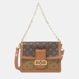 Louis Vuitton: Коричневая сумка 