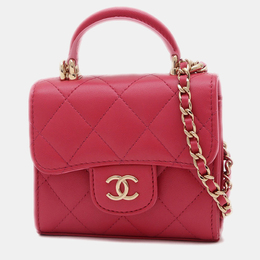Chanel: Розовый клатч 