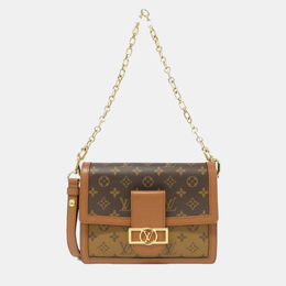 Louis Vuitton: Коричневая сумка 