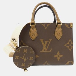 Louis Vuitton: Коричневая сумка-шоппер 