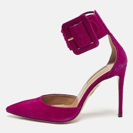 Aquazzura: Фиолетовые туфли 