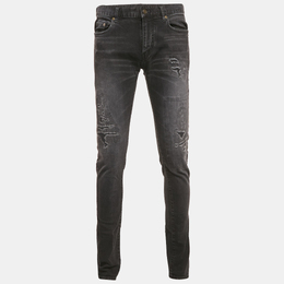 Saint Laurent Paris: Чёрные джинсы 