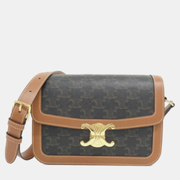 Celine: Коричневая сумка 