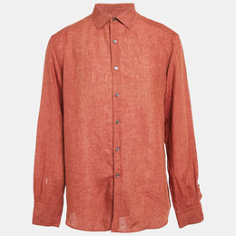 Ermenegildo Zegna: Коричневая рубашка 