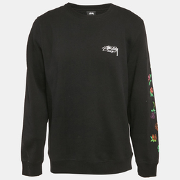 Stussy: Чёрный свитшот 