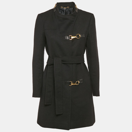 Gucci: Чёрное пальто 