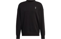 Adidas: Чёрная толстовка 