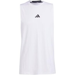 Adidas: Белая майка 