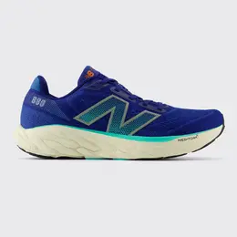 New Balance: Синие кроссовки 