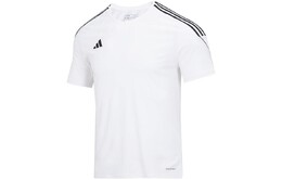 Adidas: Белая футболка 