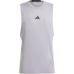 Adidas: Серая майка 