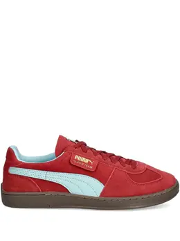 PUMA: Красные кроссовки  Suede