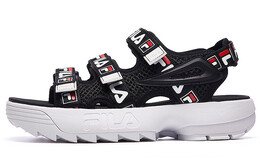 Fila: Чёрные сандалии 