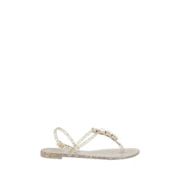 Casadei: Золотые сандалии  Jelly