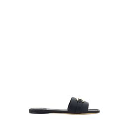 Salvatore Ferragamo: Чёрные сандалии 