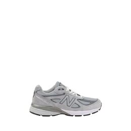 New Balance: Серые кроссовки 
