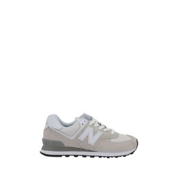 New Balance: Бежевые кроссовки 