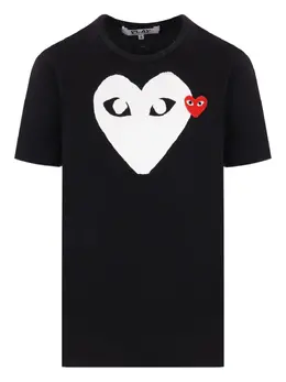 Comme Des Garçons Play: Футболка с принтом 