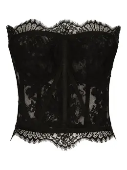 Dolce & Gabbana: Кружевное топ 