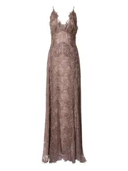Alberta Ferretti: Кружевное платье 